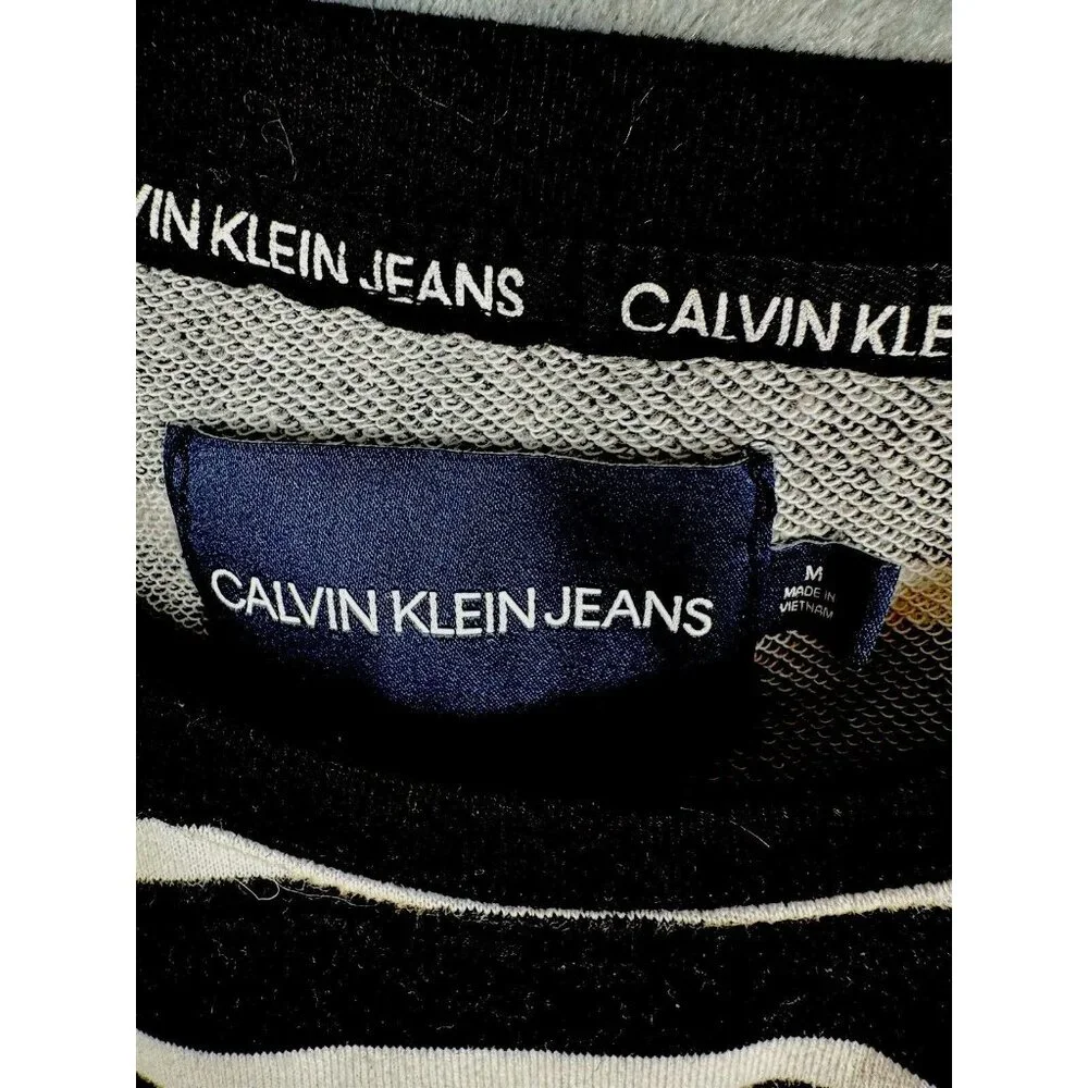 Calvin klein T Shirt Crop Top Black/White Medium Shirt - Picture 4 of 15